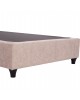 ΚΡΕΒΑΤΙ MALENA ΑΠΟ ΜΠΕΖ ΥΦΑΣΜΑ NUBUCK HM647.22 ΓΙΑ ΣΤΡΩΜΑ 120x200 εκ. Ημίδιπλο