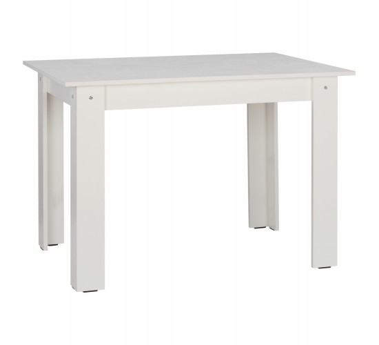 ΤΡΑΠΕΖΙ ΚΟΥΖΙΝΑΣ KELVIN 140x80x77Υεκ. ΛΕΥΚΟ HM2429.03