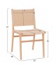 ΚΑΡΕΚΛΑ IGNACIO RUBBERWOOD ΣΧΟΙΝΙ ΦΥΣΙΚΟ HM9330.01 50X60X87Υεκ.