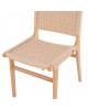 ΚΑΡΕΚΛΑ IGNACIO RUBBERWOOD ΣΧΟΙΝΙ ΦΥΣΙΚΟ HM9330.01 50X60X87Υεκ.
