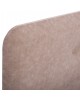 ΚΡΕΒΑΤΙ HM648.22 DOLORES, ΜΠΕΖ ΥΦΑΣΜΑ τ.NUBUCK, 120x200 εκ. Ημίδιπλο