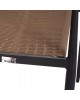 ΠΟΛΥΘΡΟΝΑ ΑΛΟΥΜΙΝΙΟΥ HM5854.02 ΑΝΘΡΑΚΙ PΕ RATTAN ΜΠΕΖ 55.5x58.5x78 εκ.