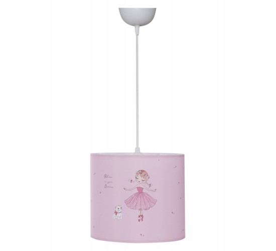 ΠΑΙΔΙΚΟ ΦΩΤΙΣΤΙΚΟ ΟΡΟΦΗΣ ΥΦΑΣΜΑΤΙΝΟ BALLERINA Φ25x21-62 εκ.HM7575.02