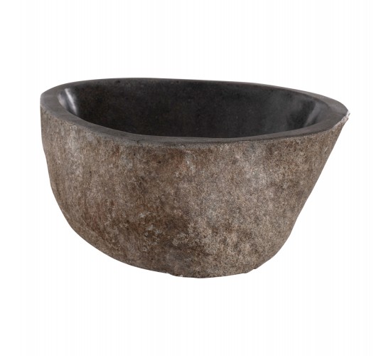 ΝΙΠΤΗΡΑΣ STONE SINK ΛΑΞΕΥΜΕΝΗ ΠΕΤΡΑ ΓΚΡΙ ΧΡΩΜΑ 40x40x20Yεκ.HM7807