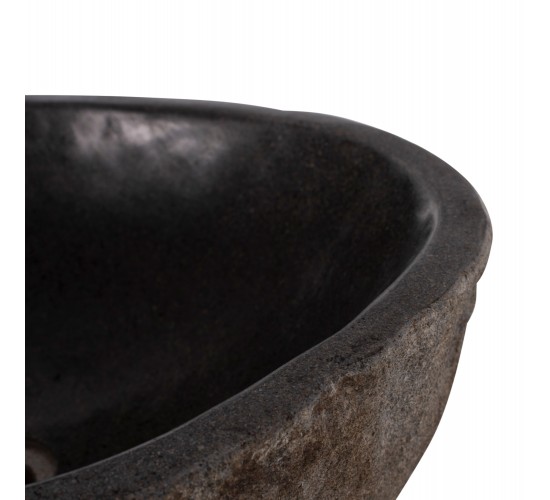 ΝΙΠΤΗΡΑΣ STONE SINK ΛΑΞΕΥΜΕΝΗ ΠΕΤΡΑ ΓΚΡΙ ΧΡΩΜΑ 40x40x20Yεκ.HM7807