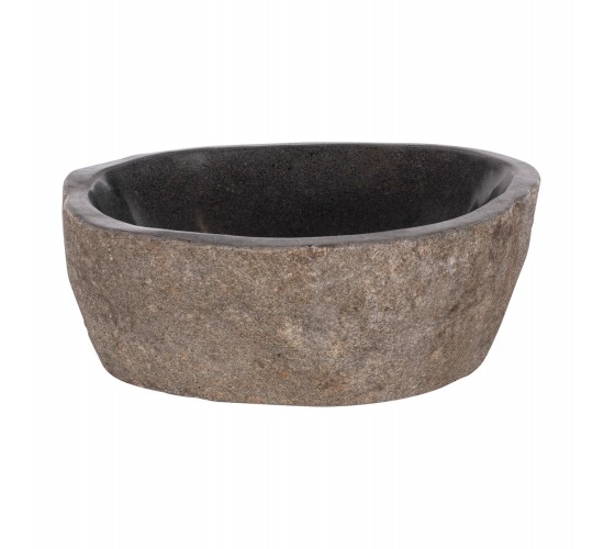 ΝΙΠΤΗΡΑΣ STONE SINK ΛΑΞΕΥΜΕΝΗ ΠΕΤΡΑ ΓΚΡΙ ΧΡΩΜΑ 40x40x20Yεκ.HM7807