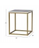 ΖΙΓΚΟΝ GRELAY 2 ΤΕΜ MDF ΟΨΗ ΜΑΡΜΑΡΟΥ & ΜΕΤΑΛΛΟ HM8762.11 45Χ45Χ50εκ. & 37Χ37Χ43 εκ.
