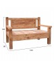 ΠΑΓΚΑΚΙ 3ΘΕΣΙΟ THREEWAY HM9454.01 ΑΝΑΚΥΚΛΩΜΕΝΑ ΞΥΛΑ ΜΙΧ 159,5x80x100Υεκ. 3θέσιο