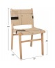 ΚΑΡΕΚΛΑ RUBBERWOOD ΚΑΙ ΣΧΟΙΝΙ ΣΕ ΦΥΣΙΚΟ 49X59X86Yεκ.HM9323.01