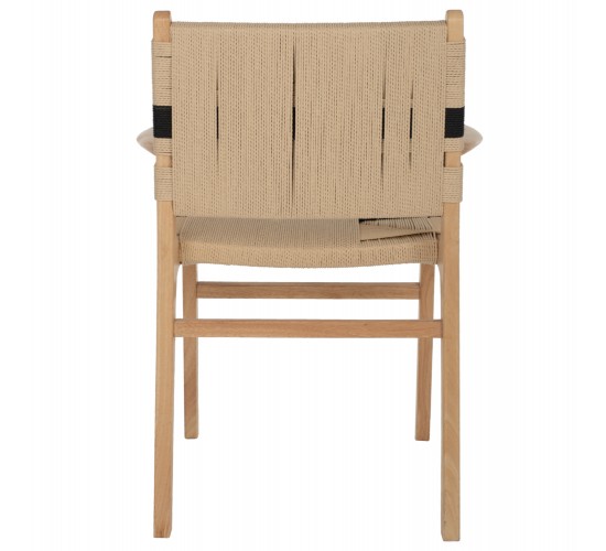 ΠΟΛΥΘΡΟΝΑ RUBBERWOOD ΚΑΙ ΣΧΟΙΝΙ 62,5x60x88Yεκ.HM9324.01
