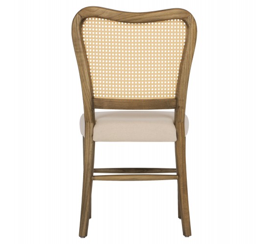 ΚΑΡΕΚΛΑ ΤΟΟΝ ΞΥΛΟ RATTAN ΥΦΑΣΜΑ HM9406.04 47x52x91,5Υεκ.