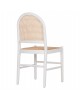 ΚΑΡΕΚΛΑ ΑΠΟ ΟΞΙΑ ΣΕ ΛΕΥΚΟ-RATTAN ΜΠΕΖ HM9407.03 43x50x87Yεκ.