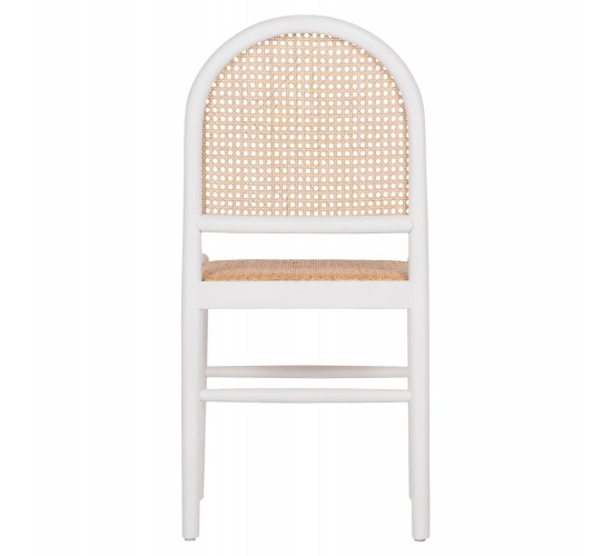 ΚΑΡΕΚΛΑ ΑΠΟ ΟΞΙΑ ΣΕ ΛΕΥΚΟ-RATTAN ΜΠΕΖ HM9407.03 43x50x87Yεκ.