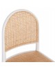 ΚΑΡΕΚΛΑ ΑΠΟ ΟΞΙΑ ΣΕ ΛΕΥΚΟ-RATTAN ΜΠΕΖ HM9407.03 43x50x87Yεκ.