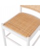 ΚΑΡΕΚΛΑ ΑΠΟ ΟΞΙΑ ΣΕ ΛΕΥΚΟ-RATTAN ΜΠΕΖ HM9407.03 43x50x87Yεκ.