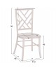 ΚΑΡΕΚΛΑ ΑΠΟ ΞΥΛΟ ΤΟΟΝ WHITE WASH 44.5x48x96Υεκ.HM9410.05