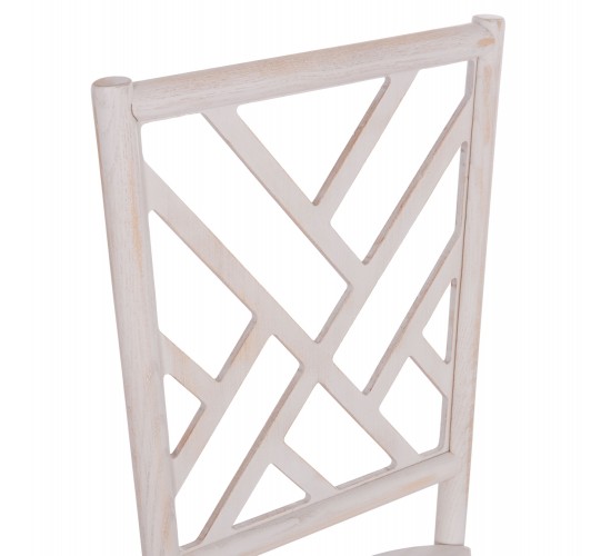 ΚΑΡΕΚΛΑ ΑΠΟ ΞΥΛΟ ΤΟΟΝ WHITE WASH 44.5x48x96Υεκ.HM9410.05