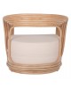 ΠΟΛΥΘΡΟΝΑ DUCHESS ΑΠΟ RATTAN ΦΥΣΙΚΟ ΜΕ ΜΑΞΙΛΑΡΙ HM9478 81x59x70 εκ.