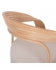 ΠΟΛΥΘΡΟΝΑ DUCHESS ΑΠΟ RATTAN ΦΥΣΙΚΟ ΜΕ ΜΑΞΙΛΑΡΙ HM9478 81x59x70 εκ.