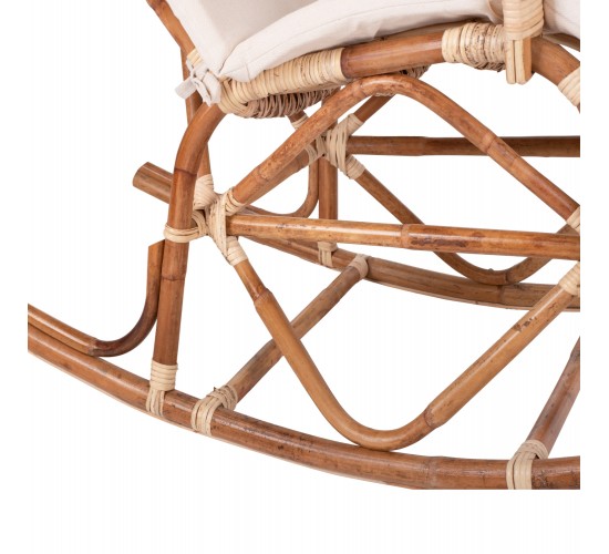 ΚΟΥΝΙΣΤΗ ΠΟΛΥΘΡΟΝΑ ΜΕ ΜΑΞΙΛΑΡΙ SANTA FE RATTAN HM9343 100X62X90Yεκ.