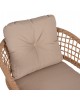 ΠΟΛΥΘΡΟΝΑ ΑΛΟΥΜΙΝΙΟΥ DARK GREY ΕΠΑΓΓΕΛΜ. RATTAN ΜΑΞΙΛΑΡΙ ΜΠΕΖ 57x61x74Yεκ.HM5863.01