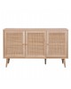 ΜΠΟΥΦΕΣ ΜΕΛΑΜΙΝΗΣ COLM- ΣΥΝΘ. RATTAN ΣΤΙΣ ΠΟΡΤΕΣ HM9220.11 120Χ39Χ70Υεκ.