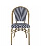 ΚΑΡΕΚΛΑ BAMBOO LOOK ΜΠΛΕ-ΛΕΥΚΟ HM5860.02 46x56x88Y εκ.