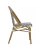 ΚΑΡΕΚΛΑ BAMBOO LOOK ΜΠΛΕ-ΛΕΥΚΟ HM5860.02 46x56x88Y εκ.