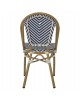 ΚΑΡΕΚΛΑ BAMBOO LOOK ΜΠΛΕ-ΛΕΥΚΟ HM5860.02 46x56x88Y εκ.