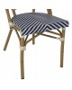 ΚΑΡΕΚΛΑ BAMBOO LOOK ΜΠΛΕ-ΛΕΥΚΟ HM5860.02 46x56x88Y εκ.