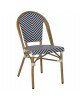 ΚΑΡΕΚΛΑ BAMBOO LOOK ΜΠΛΕ-ΛΕΥΚΟ HM5860.02 46x56x88Y εκ.