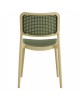 ΚΑΡΕΚΛΑ ΠΟΛΥΠΡΟΠΥΛΕΝΙΟΥ HM5934.04 ΜΠΕΖ ΜΕ OLIVE GREEN ΨΑΘΑ 41x49x102Υ εκ.