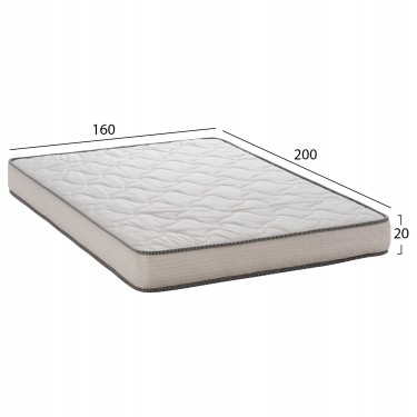 ΣΤΡΩΜΑ DREAMTOPIA ΣΕΙΡΑ RELIEF HM653.160 BONNELL SPRING 160x200x16Y εκ. Υπέρδιπλο