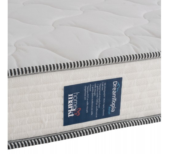 ΣΤΡΩΜΑ DREAMTOPIA ΣΕΙΡΑ RELIEF HM653.160 BONNELL SPRING 160x200x16Y εκ. Υπέρδιπλο