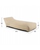 ΠΟΥΦ TANEA HM5807.01 ΜΠΕΖ ΜΕ UV PROTECTION 80x210x45-60 εκ.