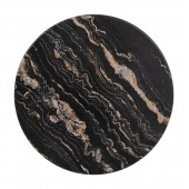ΕΠΙΦΑΝΕΙΑ ΤΡΑΠΕΖΙΟΥ Φ60Χ2.5εκ. 5787 WERZALIT BLACK GOLD MARBLE HM5227.15