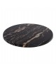 ΕΠΙΦΑΝΕΙΑ ΤΡΑΠΕΖΙΟΥ ΣΤΡΟΓΓΥΛΗ 5787 WERZALIT Φ60 BLACK GOLD MARBLE HM5227.15