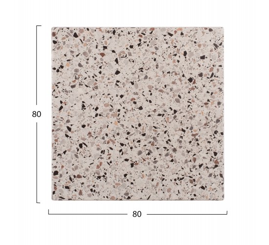 ΕΠΙΦΑΝΕΙΑ ΤΡΑΠΕΖΙΟΥ ΤΕΤΡΑΓΩΝΗ 5766 WERZALIT 80X80 εκ. TERRAZZO HM5231.16