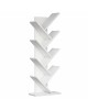 ΒΙΒΛΙΟΘΗΚΗ LIANA ΜΕΛΑΜΙΝΗΣ ΛΕΥΚΟ 46x22x128,5Yεκ.HM9028.13