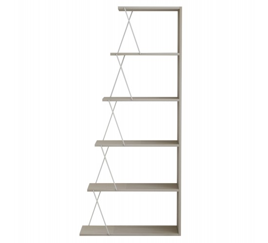 ΒΙΒΛΙΟΘΗΚΗ ΜΕΛΑΜΙΝΗΣ MINI TARS SONAMA ΛΕΥΚΟ HM2241.11 65x22x146Υ εκ.