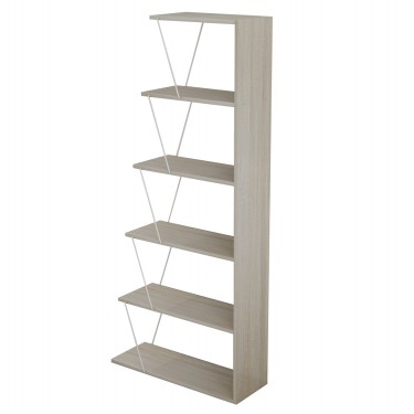 ΒΙΒΛΙΟΘΗΚΗ ΜΕΛΑΜΙΝΗΣ MINI TARS SONOMA ΛΕΥΚΟ HM2241.11 65x22-24x146Υεκ.