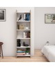 ΒΙΒΛΙΟΘΗΚΗ ΜΕΛΑΜΙΝΗΣ SONΟMA-ΛΕΥΚΟ HM9226.12 48,5x22x160Υ εκ.