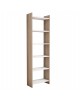 ΒΙΒΛΙΟΘΗΚΗ ΜΕΛΑΜΙΝΗΣ SONΟMA-ΛΕΥΚΟ HM9226.12 48,5x22x160Υ εκ.