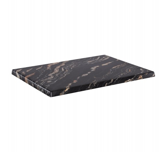 ΕΠΙΦΑΝΕΙΑ ΤΡΑΠΕΖΙΟΥ ΟΡΘΟΓΩΝΙΑ 5787 WERZALIT 120X80εκ. BLACK GOLD MARBLE HM5630.15