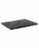 ΕΠΙΦΑΝΕΙΑ ΤΡΑΠΕΖΙΟΥ ΟΡΘΟΓΩΝΙΑ 5787 WERZALIT 120X80εκ. BLACK GOLD MARBLE HM5630.15