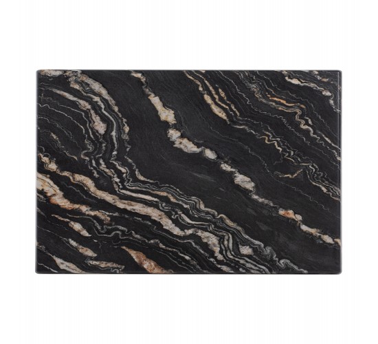 ΕΠΙΦΑΝΕΙΑ ΤΡΑΠΕΖΙΟΥ ΟΡΘΟΓΩΝΙΑ 5787 WERZALIT 120X80εκ. BLACK GOLD MARBLE HM5630.15