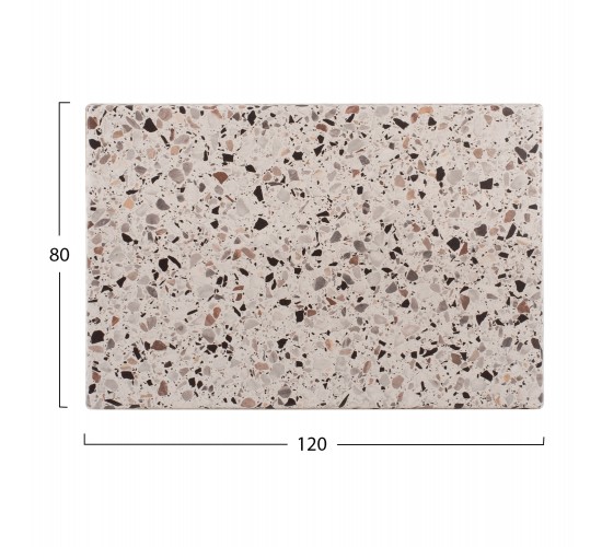 ΕΠΙΦΑΝΕΙΑ ΤΡΑΠΕΖΙΟΥ ΟΡΘΟΓΩΝΙΑ 5766 WERZALIT 120X80 εκ. TERRAZZO HM5630.16
