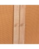 ΜΠΟΥΦΕΣ COLM HM9440.11 ΜΕΛΑΜΙΝΗΣ & ΣΥΝΘΕΤΙΚΟ RATTAN ΣΤΙΣ 4 ΠΟΡΤΕΣ 160x39,5x71Yεκ.
