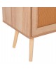 ΜΠΟΥΦΕΣ COLM HM9440.11 ΜΕΛΑΜΙΝΗΣ & ΣΥΝΘΕΤΙΚΟ RATTAN ΣΤΙΣ 4 ΠΟΡΤΕΣ 160x39,5x71Yεκ.