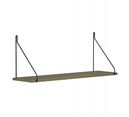 ΡΑΦΙ ΤΟΙΧΟΥ AGILAN ΜΕΛΑΜΙΝΗΣ HM9183.12 OLIVE GREY 72x20x27Y εκ.